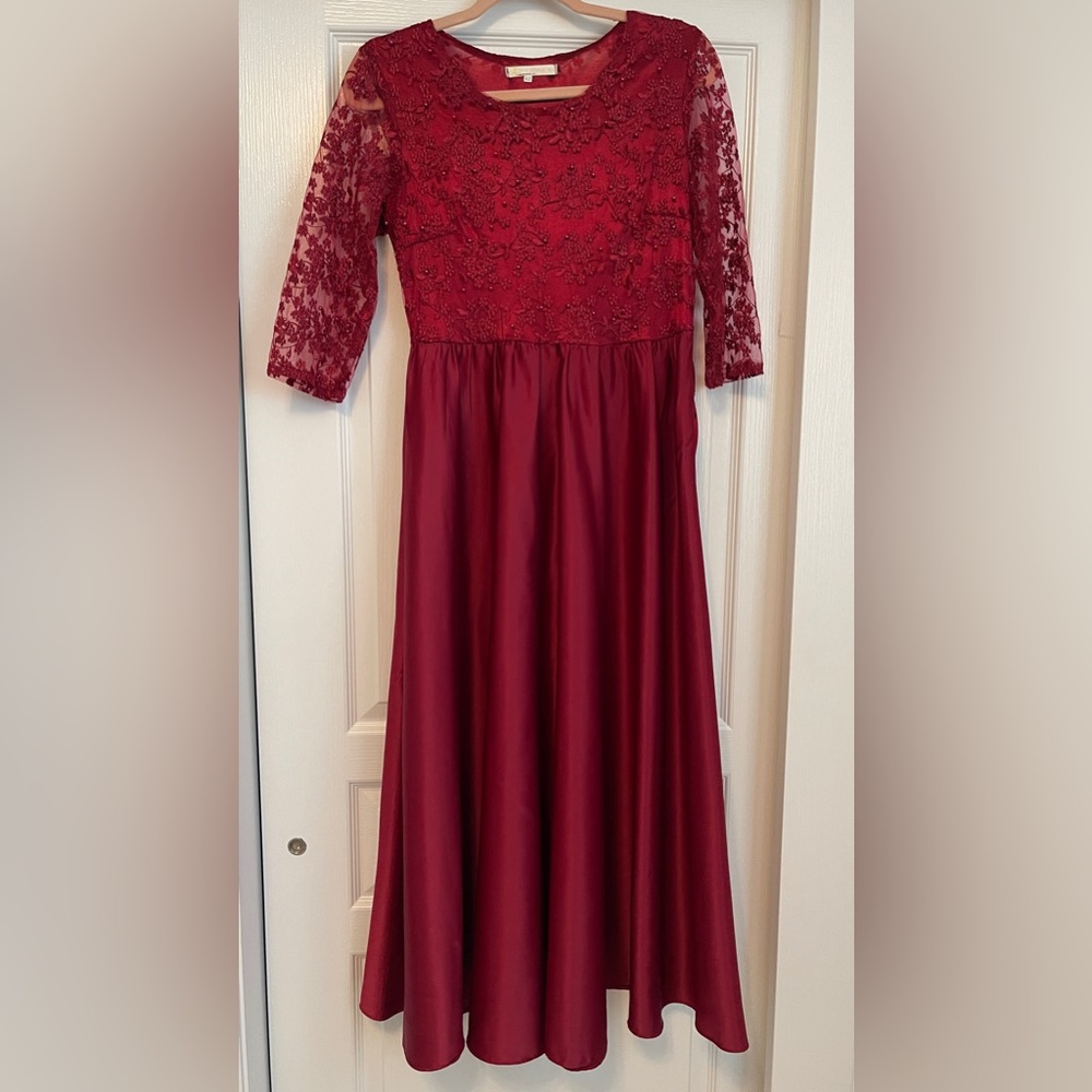 Burgundy Formal Dress